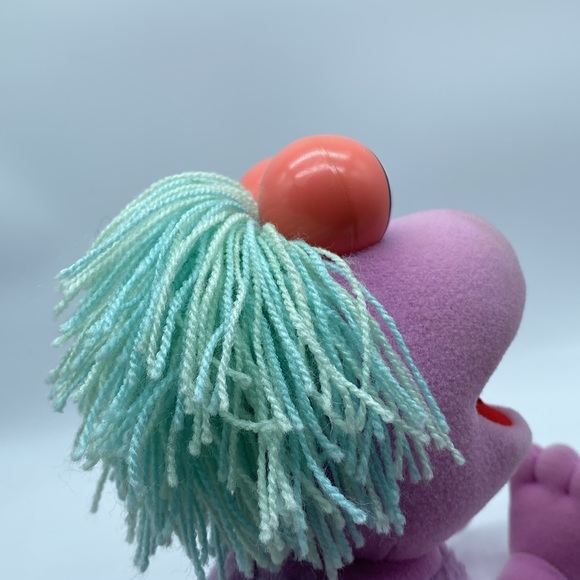 Fraggle Rock Mokey Plush Stuffed Animal Toy Purple 15” Jim Henson 1985 - Picture 11 of 13